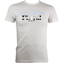Load image into Gallery viewer, Ride a Wave: Fistral | Men's Fitted Tee in Lighter Colours