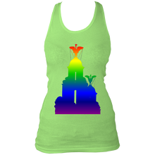 Load image into Gallery viewer, Rainbow: Liver Birds Women's Racerback Tank Top