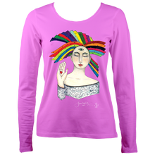 Load image into Gallery viewer, June Lornie: Third Eye (Ladies Long Sleeve Top)