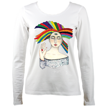 Load image into Gallery viewer, June Lornie: Third Eye (Ladies Long Sleeve Top)