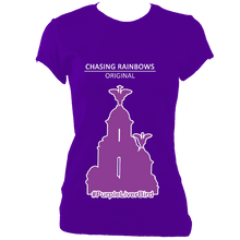Load image into Gallery viewer, #PurpleLiverBird - Women's Fitted Tee