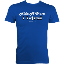 Load image into Gallery viewer, Ride a Wave: Fistral | Men's Fitted Tee in Darker Colours