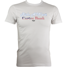 Load image into Gallery viewer, Ride a Wave: Cortes Bank | Men's Fitted Tee in Lighter Colours