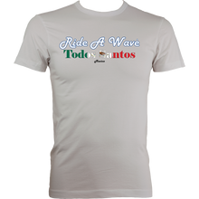 Load image into Gallery viewer, Ride a Wave: Todos Santos | Men's Fitted Tee in Lighter Colours