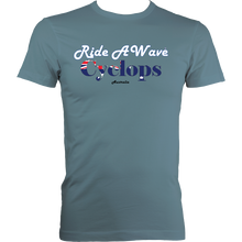 Load image into Gallery viewer, Ride a Wave: Cyclops | Men's Fitted Tee in Lighter Colours
