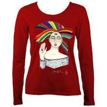 Load image into Gallery viewer, June Lornie: Third Eye (Ladies Long Sleeve Top)