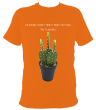 Load image into Gallery viewer, Don't Feed the Cactus #1 - Adult Unisex T-shirt (11 cols)