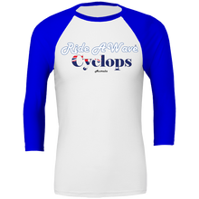 Load image into Gallery viewer, Ride a Wave: Cyclops 3/4 sleeve Baseball Top