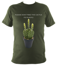 Load image into Gallery viewer, Don't Feed the Cactus #1 - Adult Unisex T-shirt (11 cols)