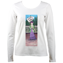 Load image into Gallery viewer, June Lornie: Votes for Women (Women&#39;s Long Sleeve t-shirt)
