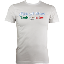 Load image into Gallery viewer, Ride a Wave: Todos Santos | Men&#39;s Fitted Tee in Lighter Colours
