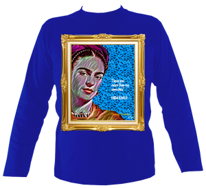 Frida: No.4 "I love you more..." in Gold Frame - Long Sleeve