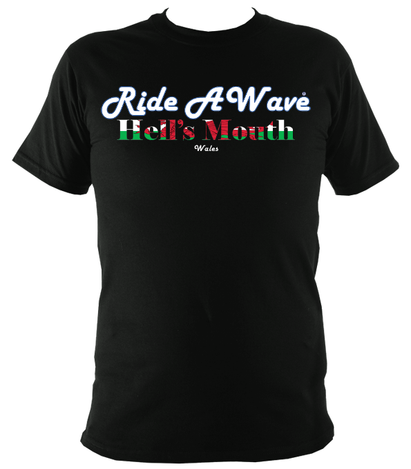 Ride a Wave: Hell's Mouth | Black Unisex Top