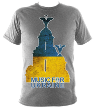 Load image into Gallery viewer, Music and Peace for Ukraine - Classic Unisex Tee
