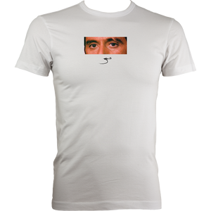 Zarate Tony Montana: Men's Fitted Tee (White)