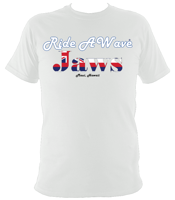 Ride a Wave: Jaws | White Unisex Top