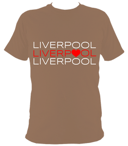 Liverpool Love Heart (unisex t-shirt)