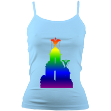 Load image into Gallery viewer, Rainbow: Liver Birds Spaghetti Strap Tank Top

