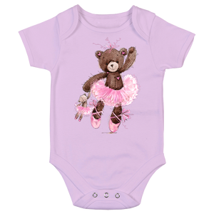 Cute Teddy Baby Bodysuit