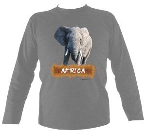 Wildlife Designs: Elephant Long Sleeve T-shirt