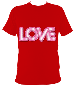 Love Patchwork Print | Unisex Short Sleeved Quality Tee