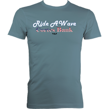 Load image into Gallery viewer, Ride a Wave: Cortes Bank | Men&#39;s Fitted Tee in Lighter Colours
