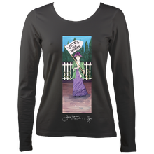 Load image into Gallery viewer, June Lornie: Votes for Women (Women&#39;s Long Sleeve t-shirt)
