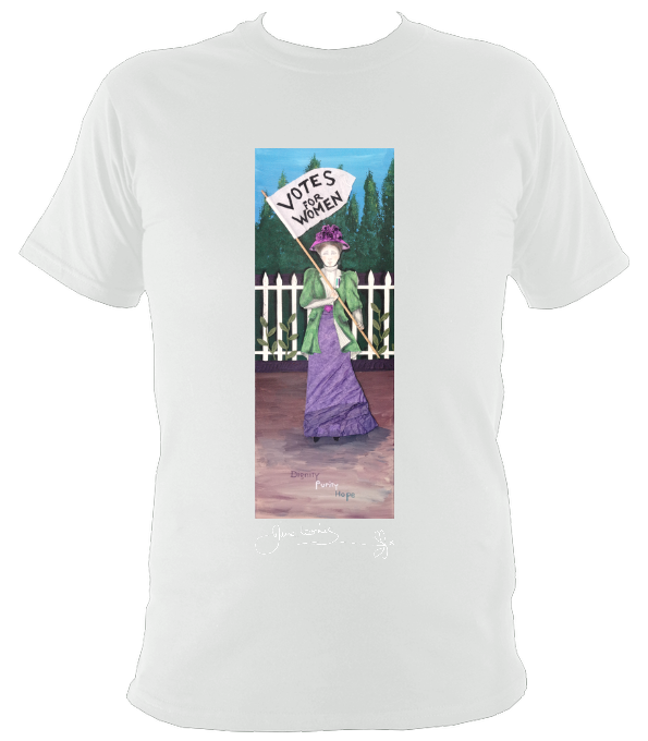 June Lornie: Votes for Women (Unisex Short Sleeve t-shirt)