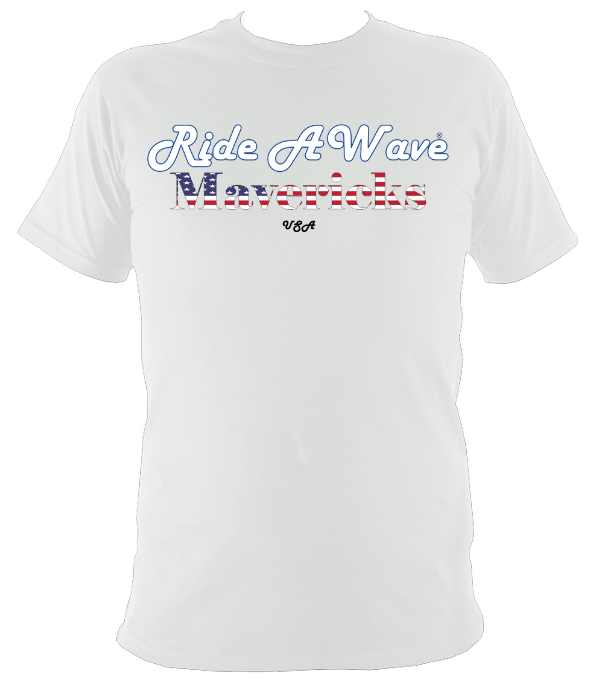 Ride a Wave: Mavericks | White Unisex Top
