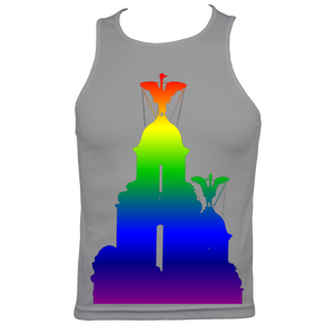 Rainbow: Liver Birds Men's Fitted Sports Vest