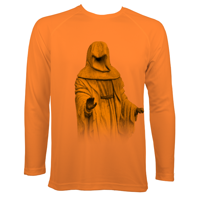 Electric Orange Monk - Unisex Long Sleeve Sports Top (9 colours)