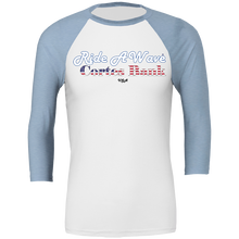 Load image into Gallery viewer, Ride a Wave: Cortes Bank 3/4 sleeve Unisex Baseball Top
