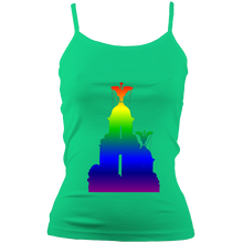 Load image into Gallery viewer, Rainbow: Liver Birds Spaghetti Strap Tank Top
