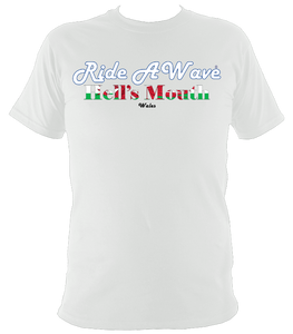 Ride a Wave: Hell's Mouth | White Unisex Top