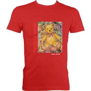 Maxine Shisselle: Teddy Bear#2 (men's fitted t-shirt)