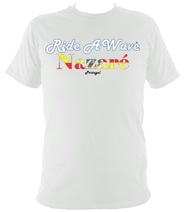 Ride a Wave: Nazare | White Unisex Top