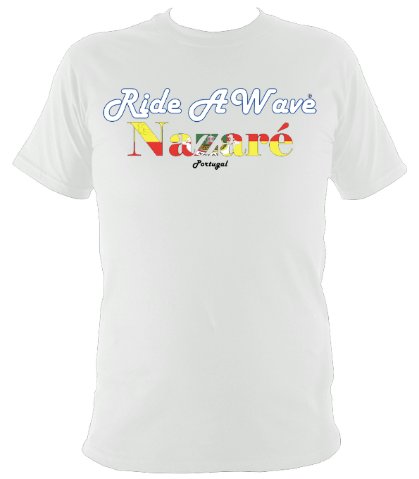 Ride a Wave: Nazare | White Unisex Top