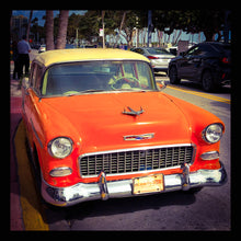 Load image into Gallery viewer, 26 - Orange Car South Beach, Miami, USA
