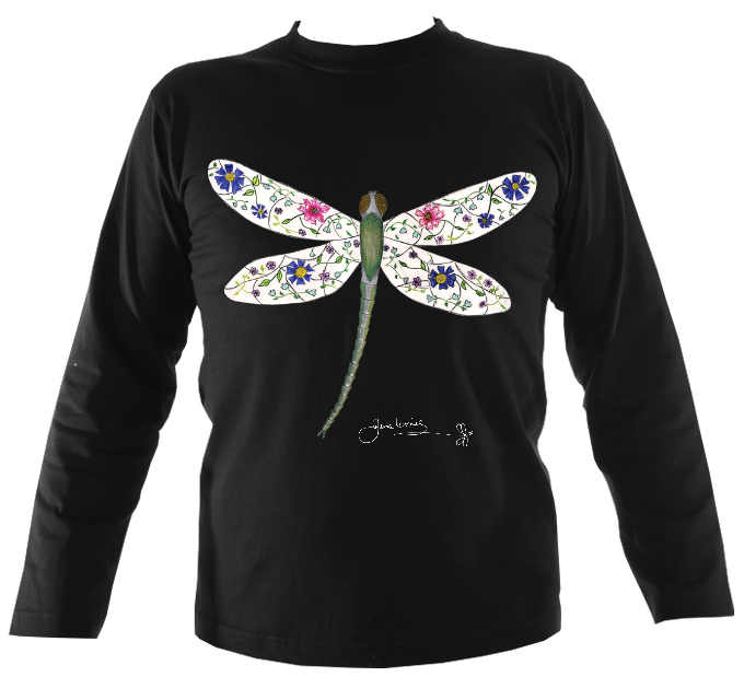 June Lornie: Dragonfly (Unisex Long Sleeve Top)
