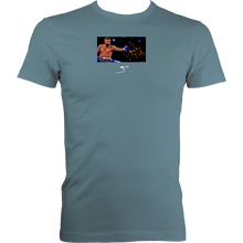 Load image into Gallery viewer, Zarate Bellew: Men&#39;s Fitted Tee (Black, Navy or Stone Blue)
