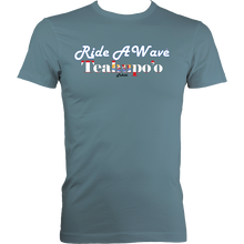 Load image into Gallery viewer, Ride a Wave: Teahupo&#39;o | Men&#39;s Fitted Tee in Lighter Colours
