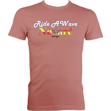 Load image into Gallery viewer, Ride a Wave: Nazare | Men&#39;s Fitted Tee in Lighter Colours
