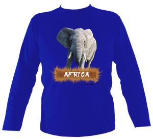 Wildlife Designs: Elephant Long Sleeve T-shirt
