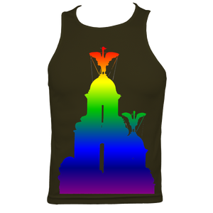 Rainbow: Liver Birds Men's Fitted Sports Vest