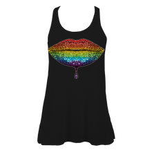 Load image into Gallery viewer, Rainbow: Lips #2 Lightweight Tank Top
