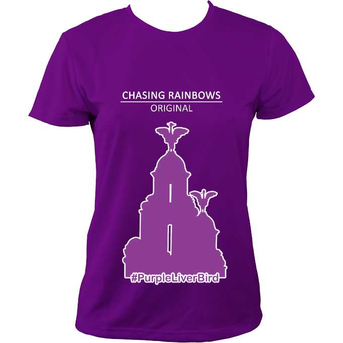 #PurpleLiverBird - Women's Sports Tee