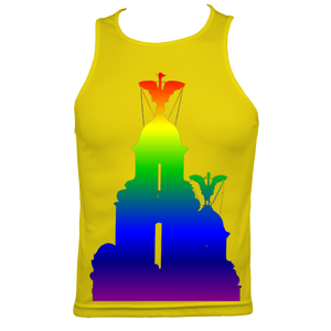 Rainbow: Liver Birds Men's Fitted Sports Vest