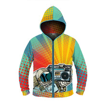 Load image into Gallery viewer, Astronaut with Boombox Light Up Hoodie
